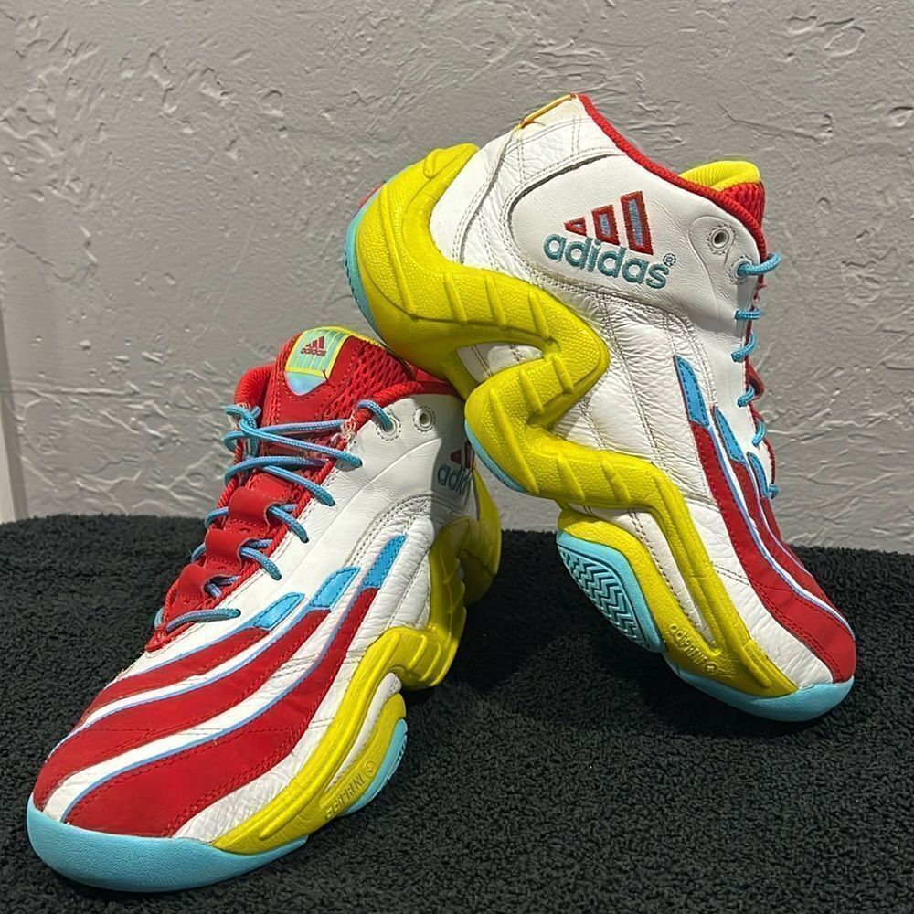 🔥🏀 Vintage ADIDAS REAL DEAL Rare Kobe Basketball Shoes - Men Sz 8 - EUC‎